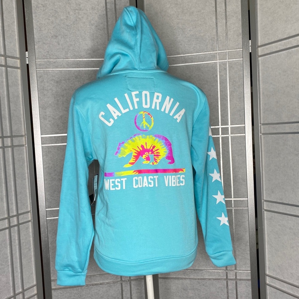 Brooklyn Cloth California Republic West Coast Vibes Sz M Hoodie Young